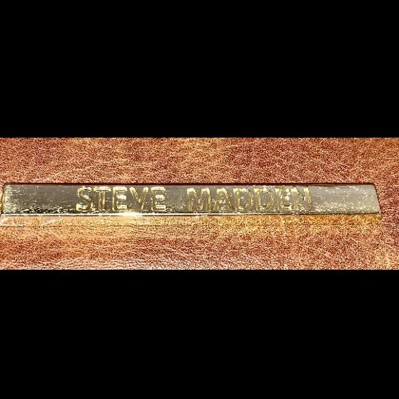 sOLD Steve Madden Brown Vegan Leather Crossbody Satchel - Picture 16 of 16